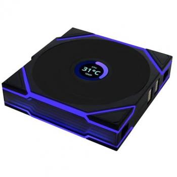 Ventilador Lian Li UNI FAN TL 120mm Wireless LCD ARGB PWM Reverse Negro
