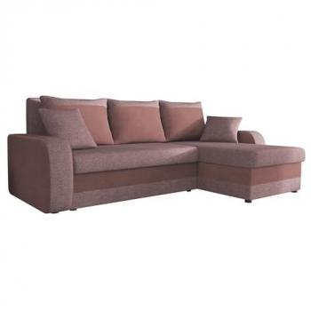 Sofá rinconero Comfivo 135, con función de descanso y caja de ropa de cama, 238x147x80cm