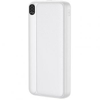 Batería Externa Universal Power Bank 10.000 mAh Tipo C/Lightning Grip Blanco