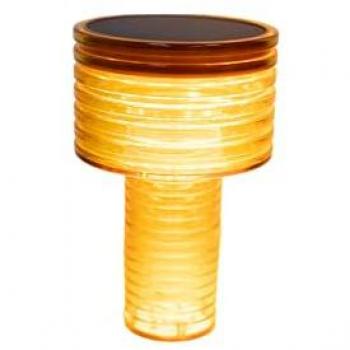 Lámpara de Mesa Solar LED Ambar, Naranja, 300 lm, IP44