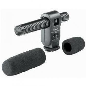 Canon DM 50 - Micrófono externo para videocámara Canon MV 30/30i/600/600i/630i/650i/MVX100i/150i/MVX3i/MV450/450i//MVX1/550i, negro