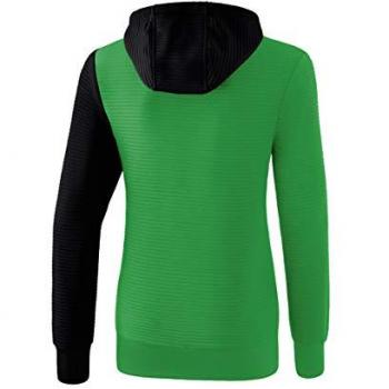 Erima Women's 5-C Hoodie Emerald/Black/White Size 42