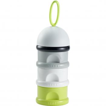 Béaba Boîte Doseuse de Lait Empilable, Néon