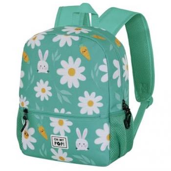 Mochila Sweet Blooming OMP! Turquesa, 26 x 33 cm, Capacidad 9,5 L