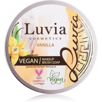 Luvia Vanilla Brush Soap - 100g Cleansing Soap for Cosmetic Brushes