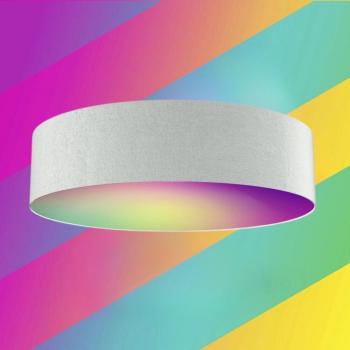 Plafón LED Müller Licht Malea RGB CCT gris 40 cm