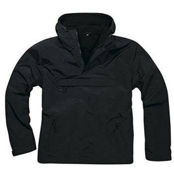 Brandit Windbreaker Jacket - Black, 4XL