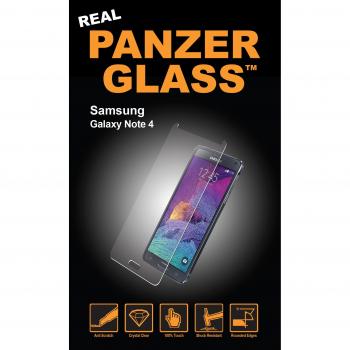 Panzer Glass PG1043 - Protector de pantalla de cristal resistente a rasguños y líquidos compatible con Samsung Galaxy Note 4