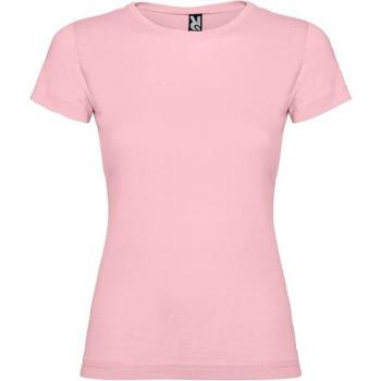 ROLY - Camiseta JAMAICA para mujer, entallada, cuello acanalado, manga corta, 100% algodón