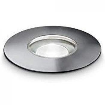 Foco empotrable exterior LED Rocket de aluminio y acero, 1 bombilla, diámetro 10,5 cm