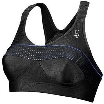 Thuasne Women's Xback Sports Bra Black/Blue 90