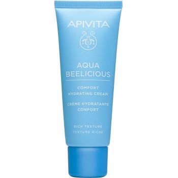 APIVITA Aqua Beelicious Comfort Hydrating Cream Rich Texture 40ml - Nourishing Day and Night Cream for Dry/Normal Skin, Moisturizing, Cosmetics