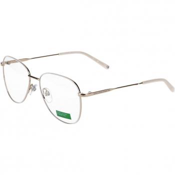 United Colors of Benetton 3072 467 Women’s Eyeglasses Gold Size 54 - Blue Light Block Available