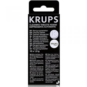Pastillas Descalcificadoras Krups para Cafetera XS300010, 1,5 gr x 10 unidades