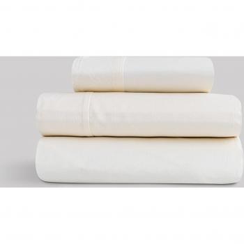 Juego de Sábanas Karamelo Liso Beige - Almohadas Incluidas - Fácil Lavado y Planchado - Resistente a los Lavados