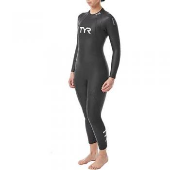 Tyr Traje Neopreno Hurricane Cat-1 Mujer, manga larga, color negro, talla S