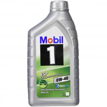 Mobil 1 151500 ESP X3 0W-40, Aceite de Motor para Coches, 1 Litro