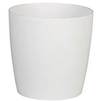 Maceta Camelia Blanca de Alta Calidad 24.5x23.6 cm - Diseño Elegante y Venta Unitaria