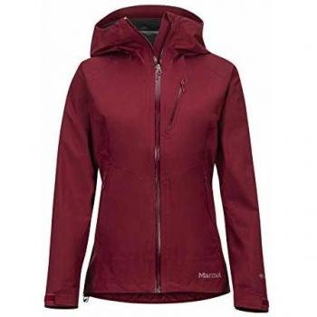 Marmot Wm's Knife Edge Jacket Chubasqueros, Chaqueta, Prueba De Viento, Impermeable, Transpirable, Mujer, Claret, XS