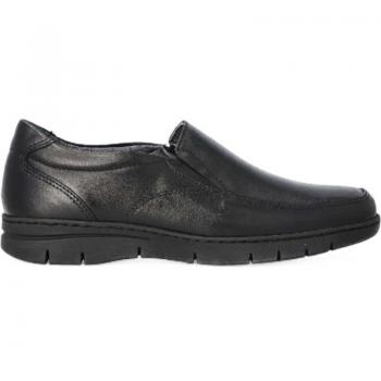 Mocasín de hombre Pitillos mod. 109, negro básico con dos elásticos, muy cómodo