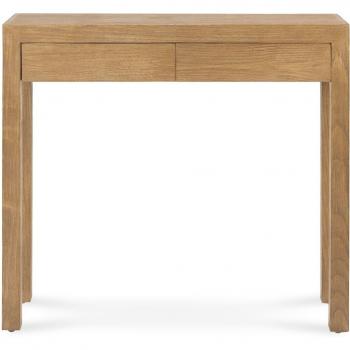 Consola Quebec de Madera Sungkai con 2 Cajones - 110x30x81cm