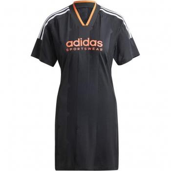 Vestido adidas tiro cut 3 bandas jacquard mujer negro, tipo: vestido, características: color negro, diseño con 3 bandas, material jacquard, talla XL