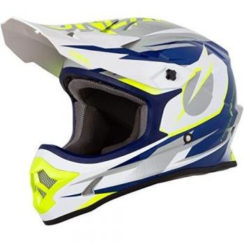 O'Neal 3Series Riff Motocross Helm MX MTB FR DH Mountain Bike Freeride Downhill Fahrrad, 0623-R-Adult, Farbe Blau, Größe L