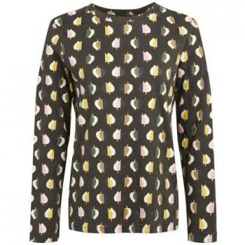 Camiseta de Manga Larga Orla Kiely Hojas para Mujer Regatta