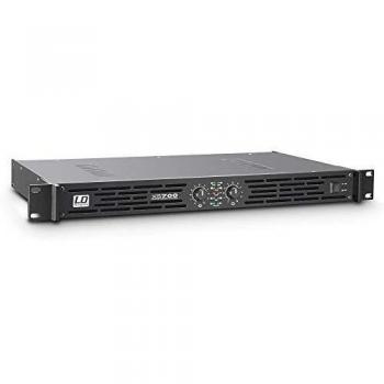 LD Systems XS 700; amplificador PA clase D, 2 x 350 W, 4 ohmios, talla única.