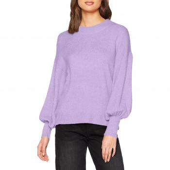 Vila Clothes Viesha Knit New Sleeve L/s Top, suéter para Mujer, Morado