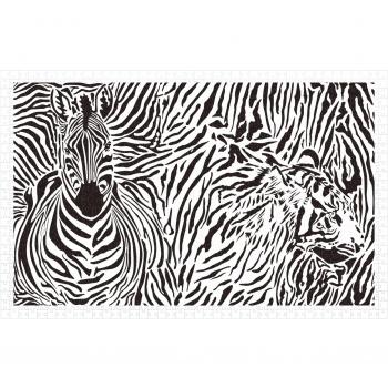 Pintoo 1000-Piece Plastic Puzzle - Animal Print