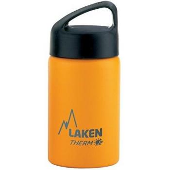 LAKEN Classic - Botella Térmica de Boca Ancha 0.75L en Acero Inoxidable. Amarillo