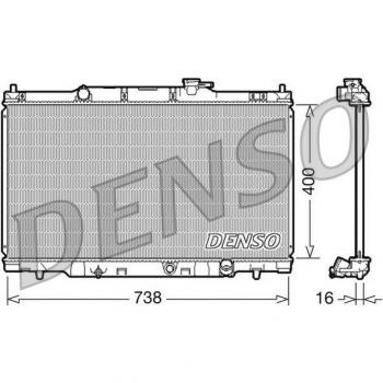 Radiador de Refrigeración del Motor DENSO DRM40011