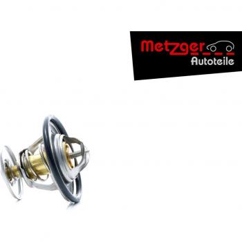 Termostato METZGER 4006052 para refrigerante, compatible con SEAT Ibiza, Leon, Toledo, Cordoba, Altea, Alhambra, Arosa, Inca y VOLKSWAGEN Golf, Passat, Polo