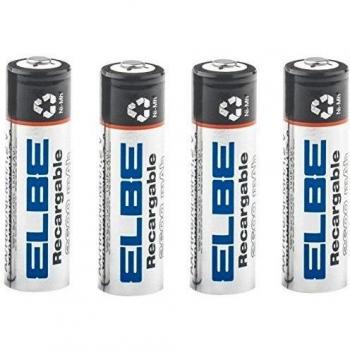 ELBE BA-2600-4 pilas recargables Minh 2600 mAh, tipo AA
