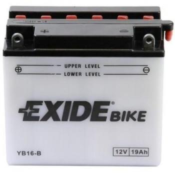 Batería para moto YB16-B, de Exide, 12 V, 19Ah, 190A