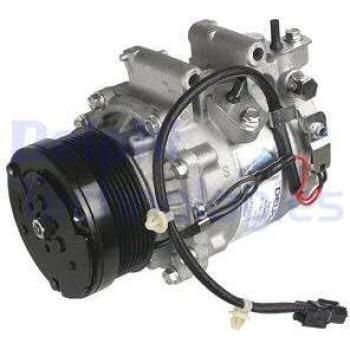Compresor de Aire Acondicionado DELPHI TSP0159860 Sanden TRSE09 Scroll PAG 46 con aceite para HONDA CR-V 3