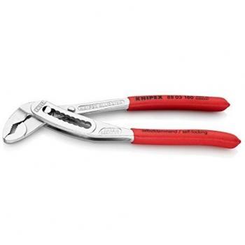 Pinza Ajustable KNIPEX Alligator® 180 mm Cromada con Mangos Antideslizantes y Capacidad de 36 mm