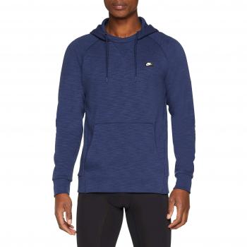 Nike Optic Hoodie, Hombre, 930377-410, Midnight Navy/Heather/Midnight Navy, Large
