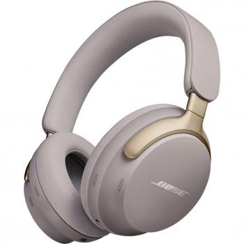 Bose QuietComfort Ultra Wireless Bluetooth Noise-Cancelling Over-Ear Headphones - Sandstone, Brown