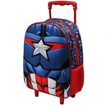Karactermania Capitán América Civil War - Mochila 3D con Ruedas