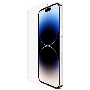 Belkin protector de pantalla UltraGlass para iPhone 14 Pro Max, cristal templado, tratado con un agente