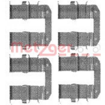 Kit de accesorios para pastillas de freno METZGER 109-1734
