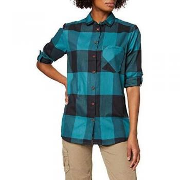 VAUDE Farsund - Camiseta de Manga Larga para Mujer, Unzutreffend, Mujer, Color Petroleum, tamaño 34