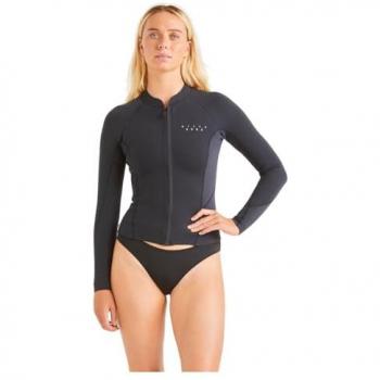 Billabong Camiseta de Manga Larga con Cremallera Completa Peeky 1 Mm, Talla 4, para mujer
