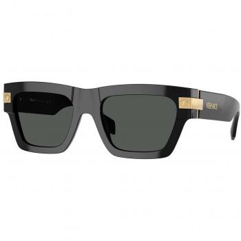 Versace VE4464 GB1/87 Men's Square Sunglasses Black Size 55
