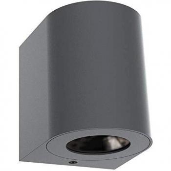 Aplique LED de Exterior Canto 2, 10 cm, Gris, IP44, 12W