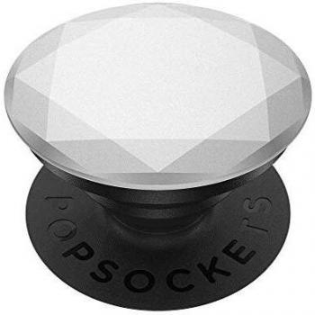 Soporte para smartphone PopSocket Diamante Metálico Plata