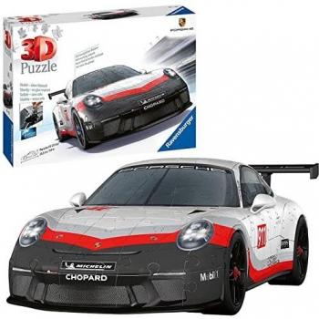 Ravensburger 11147 Puzzle 3D Porsche 911 GT3 Cup, 108 Piezas