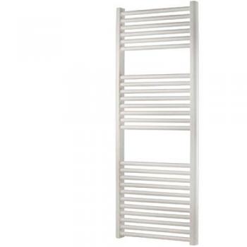 Toallero calefactor hidráulico Ercos Tekno 120 x 50 cm color blanco